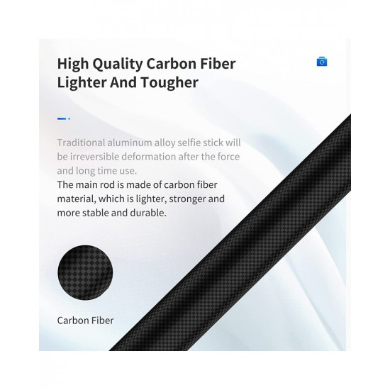 TELESIN 1.16m Carbon Fiber Selfie Stick TELESIN 1.16m Carbon Fiber Selfie Stick