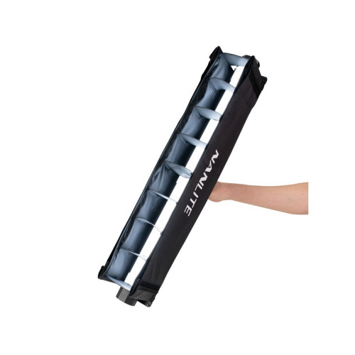 Nanlite Fabric Barndoors and Grid for PavoTube II 15X LED Pixel Tubes