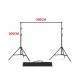 2x3 Meter Background Stand Support Kit