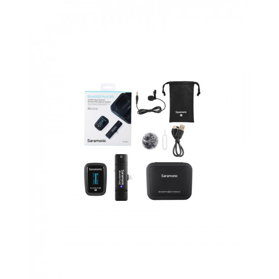 Saramonic Blink500 ProX B3 2.4GHz Dual-Channel Wireless Microphone System