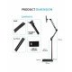 Lazy Floor Mobile Phone Bracket Telescopic Cantilever Live Multi-function Adjustable Tablet Phone Bracket Lazy Floor Mobile Phone Bracket Telescopic Cantilever Live Multi-function Adjustable Tablet Phone Bracket