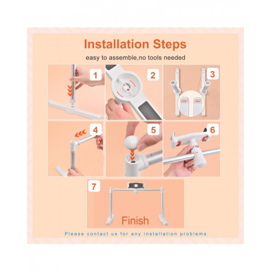 Phone Stand Holder Rotating Mount Adjustable Desktop Flexible Bed Phone Stand Holder Rotating Mount Adjustable Desktop Flexible Bed