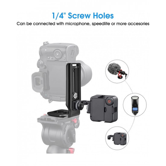 DSLR Camera L Bracket Vertical Horizontal Switching Tripod Quick Release Plate for Canon Nikon Sony Osmo Ronin Zhiyun DSLR Camera L Bracket Vertical Horizontal Switching Tripod Quick Release Plate for Canon Nikon Sony Osmo Ronin Zhiyun