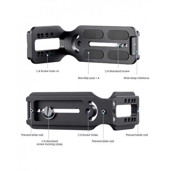 DSLR Camera L Bracket Vertical Horizontal Switching Tripod Quick Release Plate for Canon Nikon Sony Osmo Ronin Zhiyun DSLR Camera L Bracket Vertical Horizontal Switching Tripod Quick Release Plate for Canon Nikon Sony Osmo Ronin Zhiyun