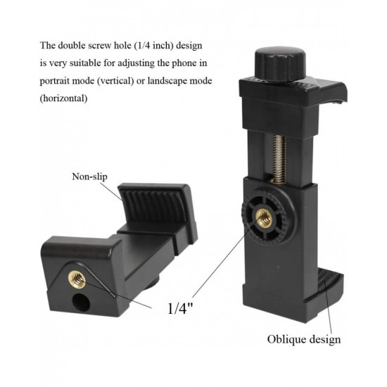 Head-Mounted Mobile Phone Holder First-Person View Video Outdoor Live Bracket for GoPro Action iPhone Samsung Smartphones