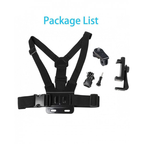 Mobile Phone Chest Mount Harness Strap Holder Cell Phone Clip Action Camera POV for Smartphones Mobile Phone Chest Mount Harness Strap Holder Cell Phone Clip Action Camera POV for Smartphones