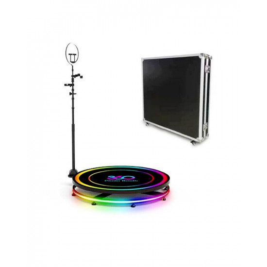 360Photo Booth Rotating Machine For Events Parties Automatic Spin ...