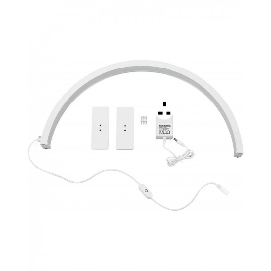 Half Moon Nail Desktop LED Light 58cm White
