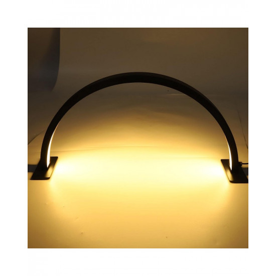 Half Moon Nail Desktop LED Light 58cm Black