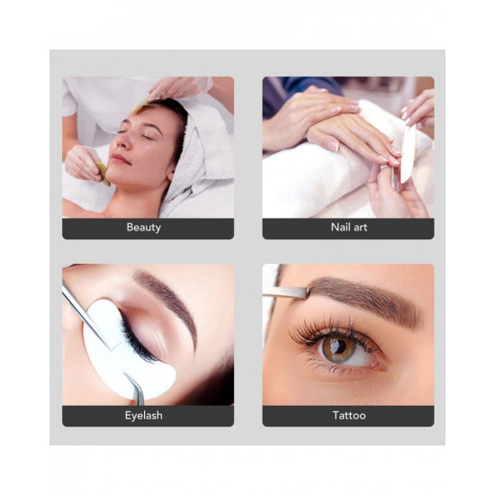 Half Moon Nail Desktop LED Light 58cm Black