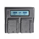 LCD Dual Battery Charger for Sony NP-FZ100