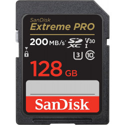 SanDisk Extreme PRO 128GB SDXC UHS-I 200MB/S Class 10 SanDisk Extreme PRO 128GB SDXC UHS-I 200MB/S Class 10