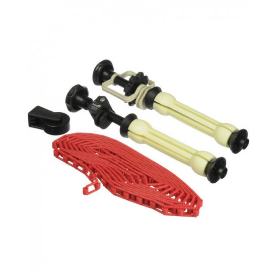 Wall Mounting Kit for Holding Three Seamless Backdrops