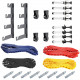 Photography 4-Roller Wall Mounting Manual Background Support System