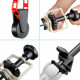 Photography 4-Roller Wall Mounting Manual Background Support System