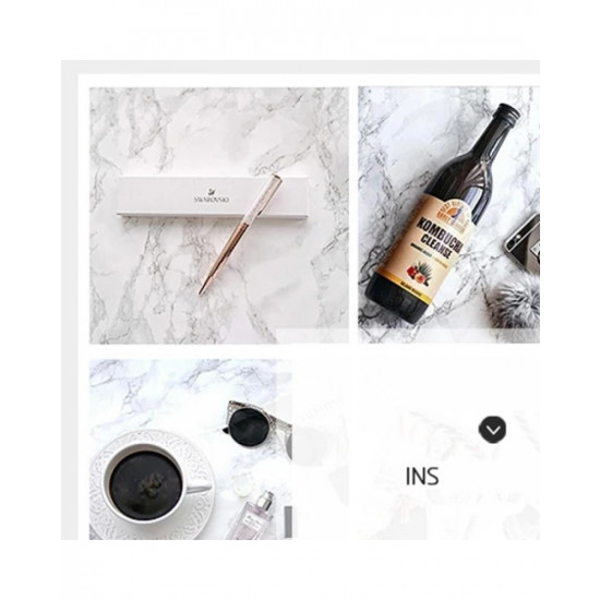 Ins Marble Texture Reusable Double-Sided Paper Photos Studio Accessories Ins Marble Texture Reusable Double-Sided Paper Photos Studio Accessories