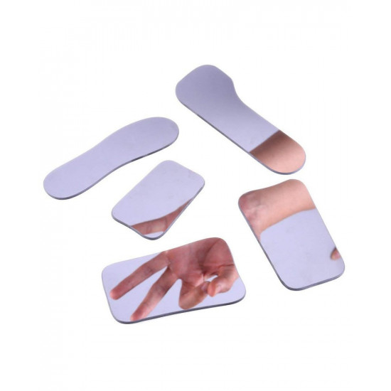 5pcs/set Dental Double Side Orthodontic Reflector Intra-oral Photography Mirrors Reflector for Orthodontic Taking Photo