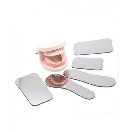 5pcs/set Dental Double Side Orthodontic Reflector Intra-oral Photography Mirrors Reflector for Orthodontic Taking Photo