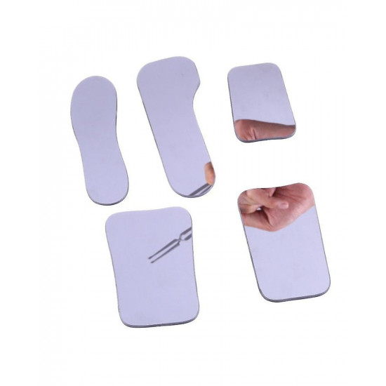 5pcs/set Dental Double Side Orthodontic Reflector Intra-oral Photography Mirrors Reflector for Orthodontic Taking Photo