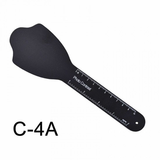 4Pcs Dental Photo Contrast Black Background Board Palatal Photography Contraster