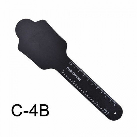 4Pcs Dental Photo Contrast Black Background Board Palatal Photography Contraster