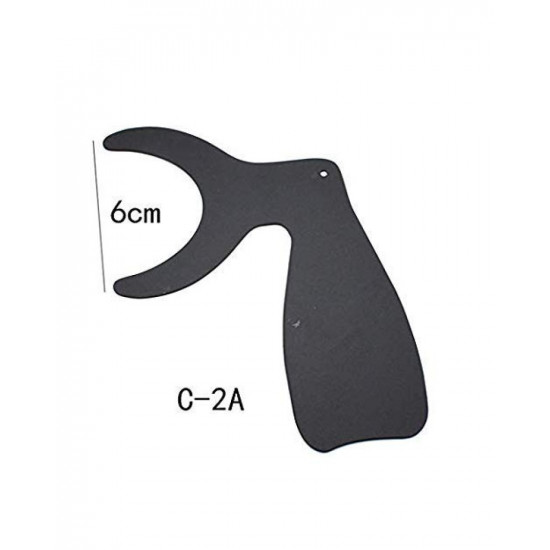 6Pcs Dental Photo Contrast Black Background Board Mirror Photography Contraster