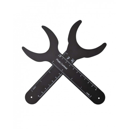 6Pcs Dental Photo Contrast Black Background Board Mirror Photography Contraster