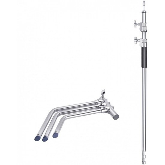 C-Stand Stainless Steel Heavy Duty 5-10 feet