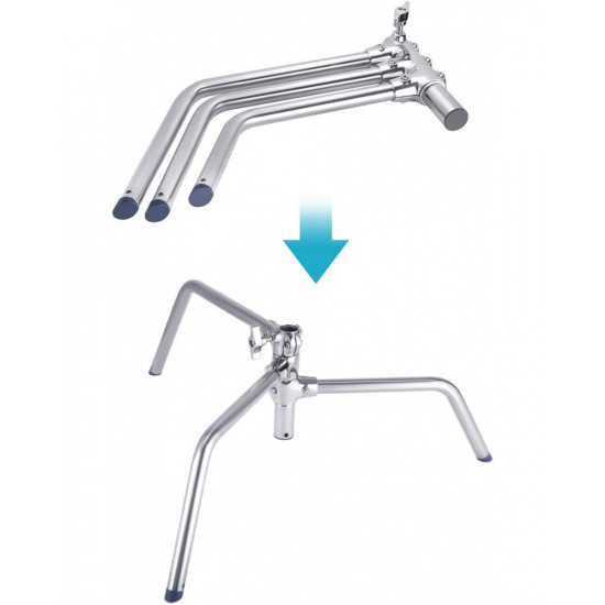 C-Stand Stainless Steel Heavy Duty 5-10 feet