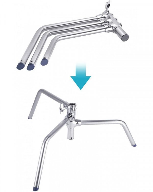 C-Stand Stainless Steel Heavy Duty 5-10 feet