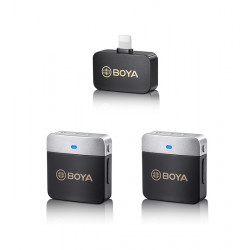 BOYA BY-M1V6 2.4GHz Dual-Channel Wireless Microphone System