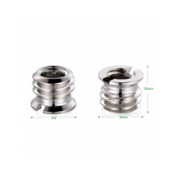 Adapter 1/4" Female to 3/8" Male