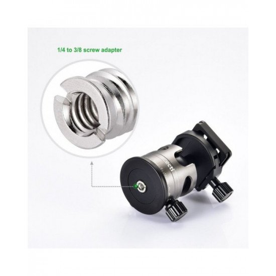 Adapter 1/4" Female to 3/8" Male