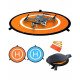 75cm FIMI X8 SE Landing Pad Drone Parking Apron Take Off Landing Station for Xiaomi DJI Mavic Drones Accessories