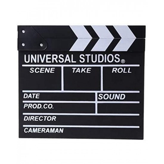 Director Film Clapboard Action Scene Clapper Board Black