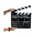 Director Film Clapboard Action Scene Clapper Board Black