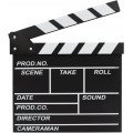 Director Film Clapboard Action Scene Clapper Board Black