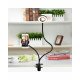 Selfie And Phone Ring Light Holder Clip On-Black Selfie And Phone Ring Light Holder Clip On-Black