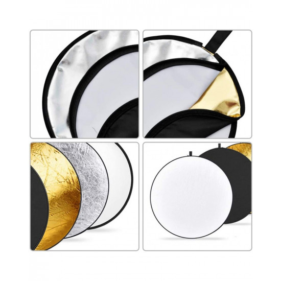 Godox 60cm Collapsible 5-in-1 Reflector Disc Godox 60cm Collapsible 5-in-1 Reflector Disc