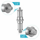 1/4"Male to 3/8"Male Light Stand Spigot Adapter