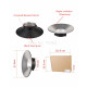 120 Degree Wide Angle Bowens Mount Reflector