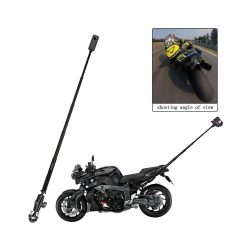 SM01-U Motorcycle Bike Camera Holder Handlebar Bracket Stand For Insta360 One R X &amp; GoPro DJI YI Invisible Selfie Stick Accessory