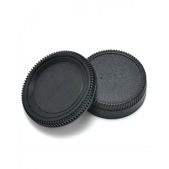 Camera Body Cap & Camera Rear Lens Cover for All Nikon AF Cameras Camera Body Cap & Camera Rear Lens Cover for All Nikon AF Cameras