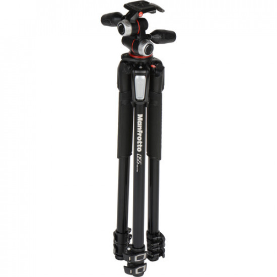Manfrotto MK055XPRO3-3W Aluminum Tripod with 3-Way Pan/Tilt Head Manfrotto MK055XPRO3-3W Aluminum Tripod with 3-Way Pan/Tilt Head