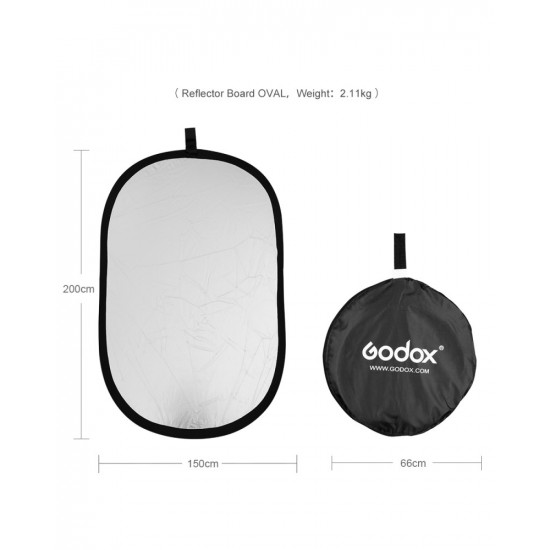 Godox 150x200cm 5in1 Portable Photography Reflector