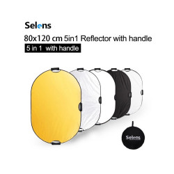 Selens 80x120cm 5 in 1 Reflector Photography Portable Light Reflector