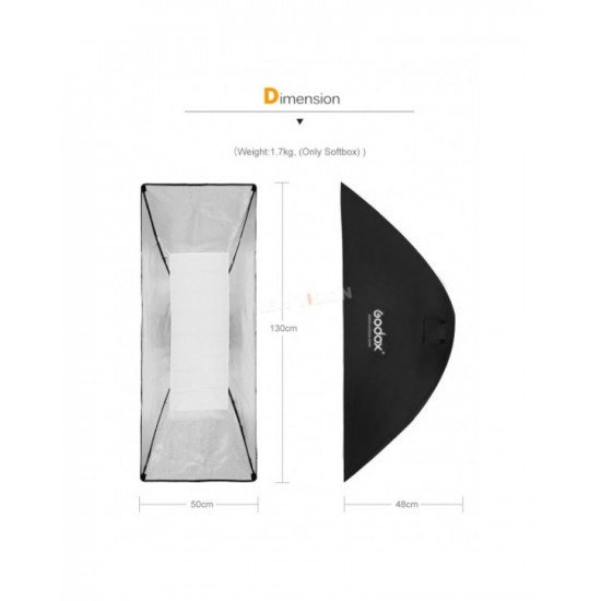 Godox 50x130cm Strobe Softbox Godox 50x130cm Strobe Softbox