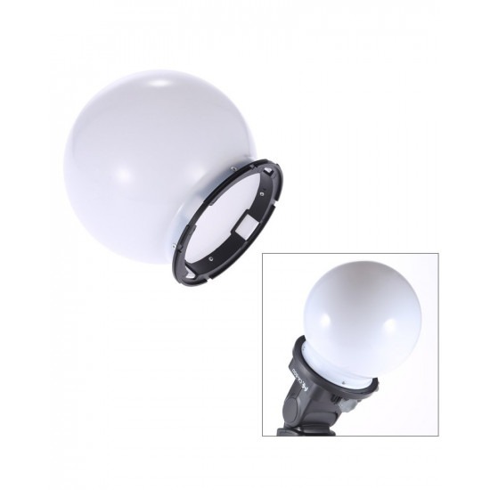 15cm Universal Photography Diffuser Bowens Mount Soft Ball Dome Softbox Studio Accessories for Studio Flash Light