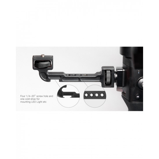 GROOT ZHIYUN WEEBILL S/LAB Crane 3 DJI RONIN S/SC Extension Rotatable Bracket for Monitor LED Video Light
