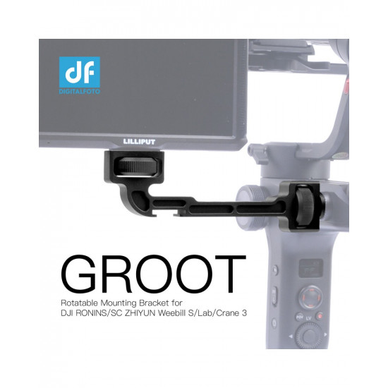 GROOT ZHIYUN WEEBILL S/LAB Crane 3 DJI RONIN S/SC Extension Rotatable Bracket for Monitor LED Video Light